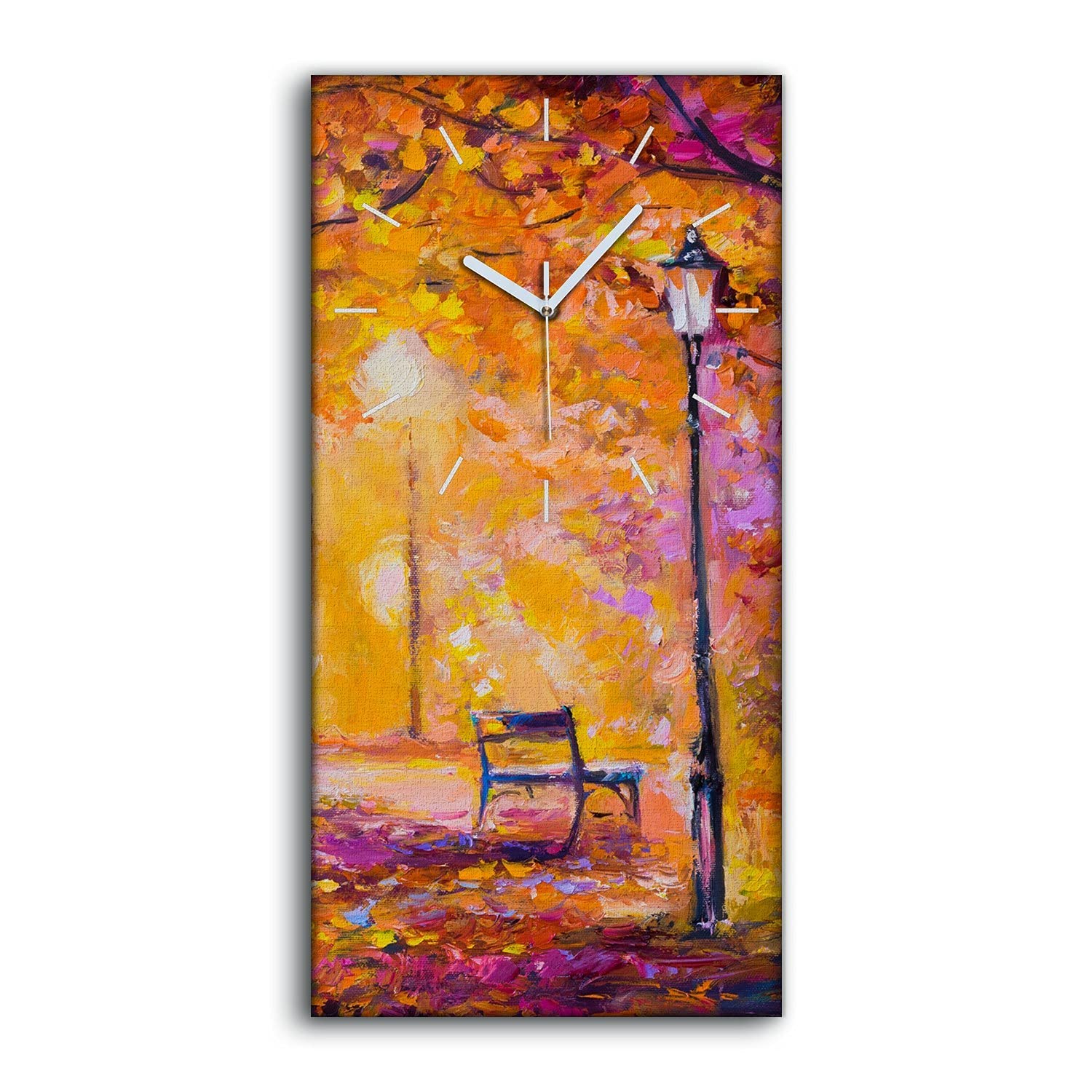Horloge sur Toile 30x60cm Image Art Mural Salon Chambre Décoration