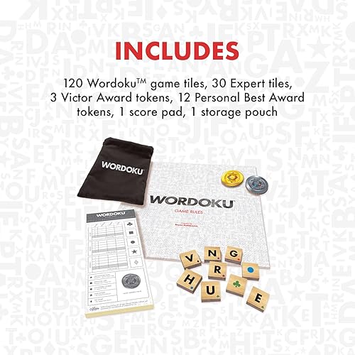 Miniatura 4 de Calliope Juegos Wordoku - Diversión deletreada hacia fuera! - Crucigrama Sudoku - Juego de mesa de rompecabezas de palabras para la noche de juegos