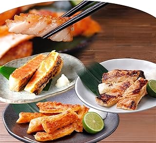 北国からの贈り物 サーモンハラス 3種 食べ比べ 200g 各2パック 昆布塩 明太子 西京漬け
