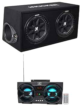 Amazon.com: KICKER Audiosavings Bundle 43DC122 Comp Dual 12