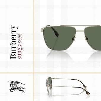 BURBERRY BE3141 Aviator Sunglasses for Men