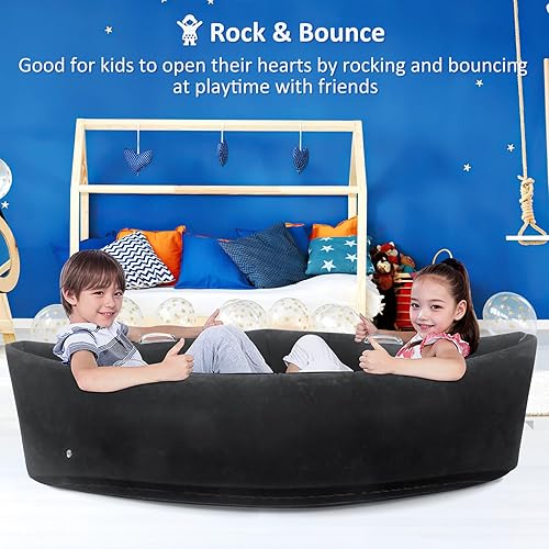 Miniatura 5 de Silla sensorial inflable para niños, juguetes sensoriales para niños autistas, silla cómoda de 60 pulgadas con bomba  Silla para TDAH proporciona