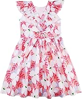 Vista 169 de Vestido de verano para niña, de algodón, con diseño floral