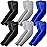 YQXCC 6 Pairs Arm Sleeves, Cooling UV Sun Protection Sports Compression Sleeves for Men Women, Golf Basketball Arm Sleeves