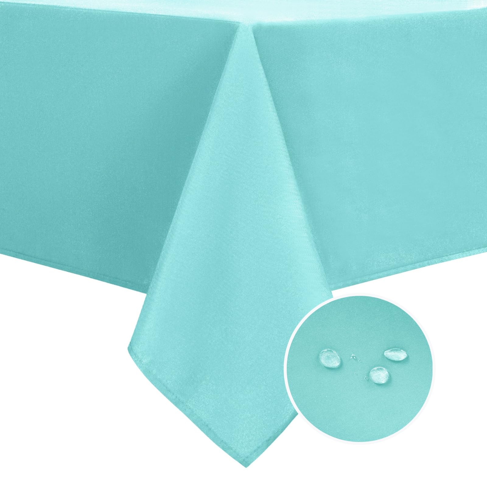 DWCN Square Tablecloth - 54 x 54 Inch - Waterproof Stain and Wrinkle Resistant Washable Table Cloth, Decorative Fabric Table Cover for Kitchen Dining