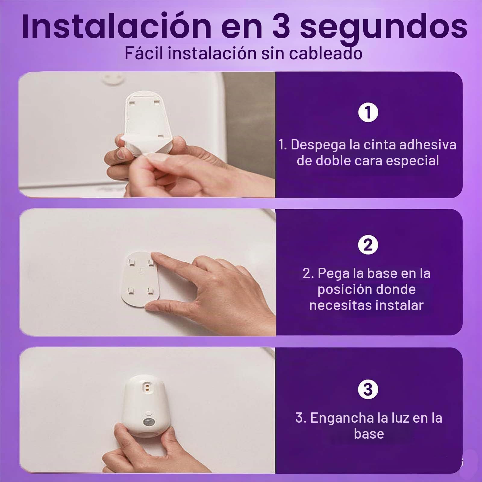 Luz de esterilización de inodoro, luz nocturna UV UVC 2 en 1, activada por movimiento, recargable por USB-C, sensor infrarrojo, montaje adhesivo (2 piezas)