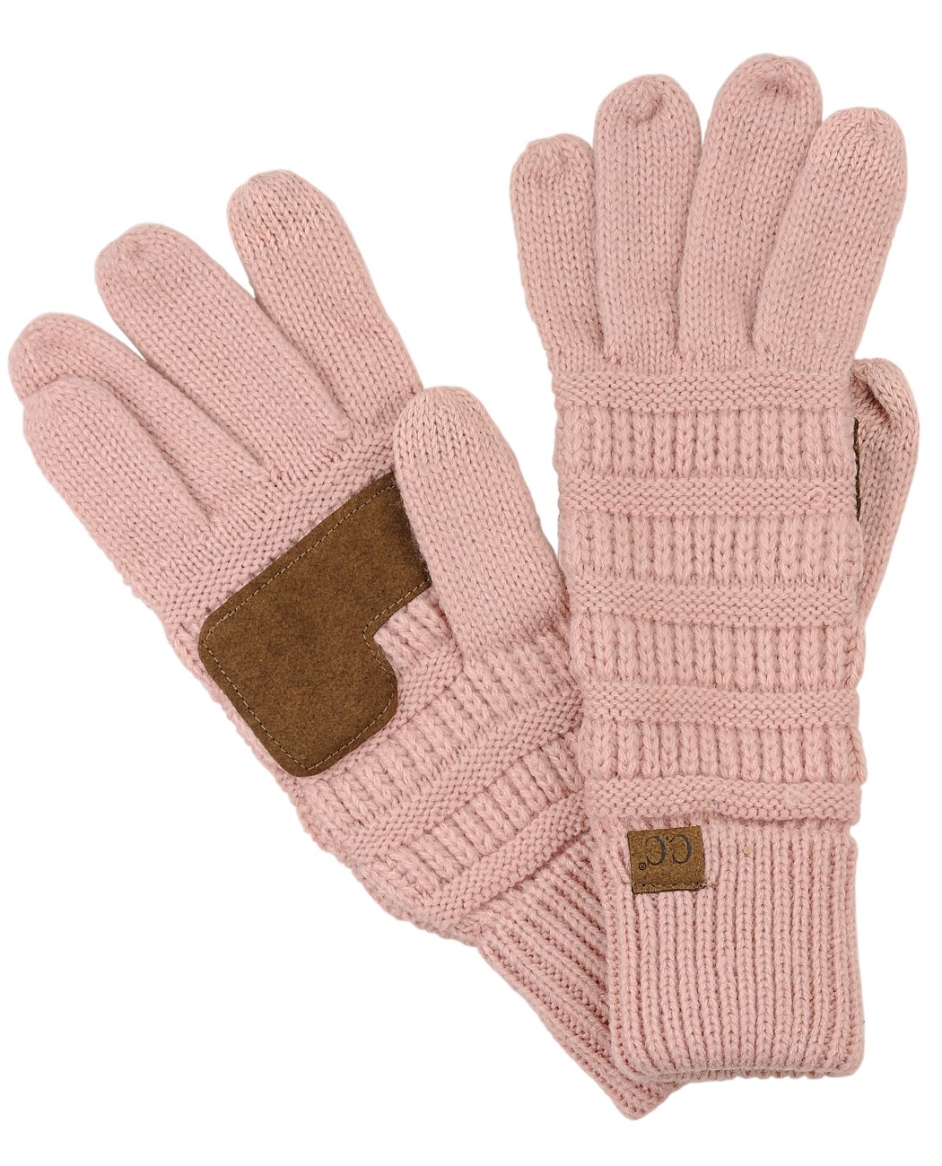 Unisex Cable Knit Winter Warm Anti-Slip Touchscreen Texting Gloves