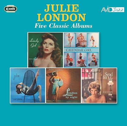 LONELY GIRL / CALENDAR GIRL / JULIE / LONDON BY NIGHT / SEND FOR ME por Julie London — capa do álbum