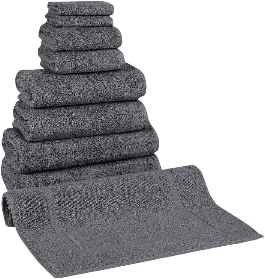 Classic Towel Cotton Quick Dry Bath Towel Bath Mat Set Towel