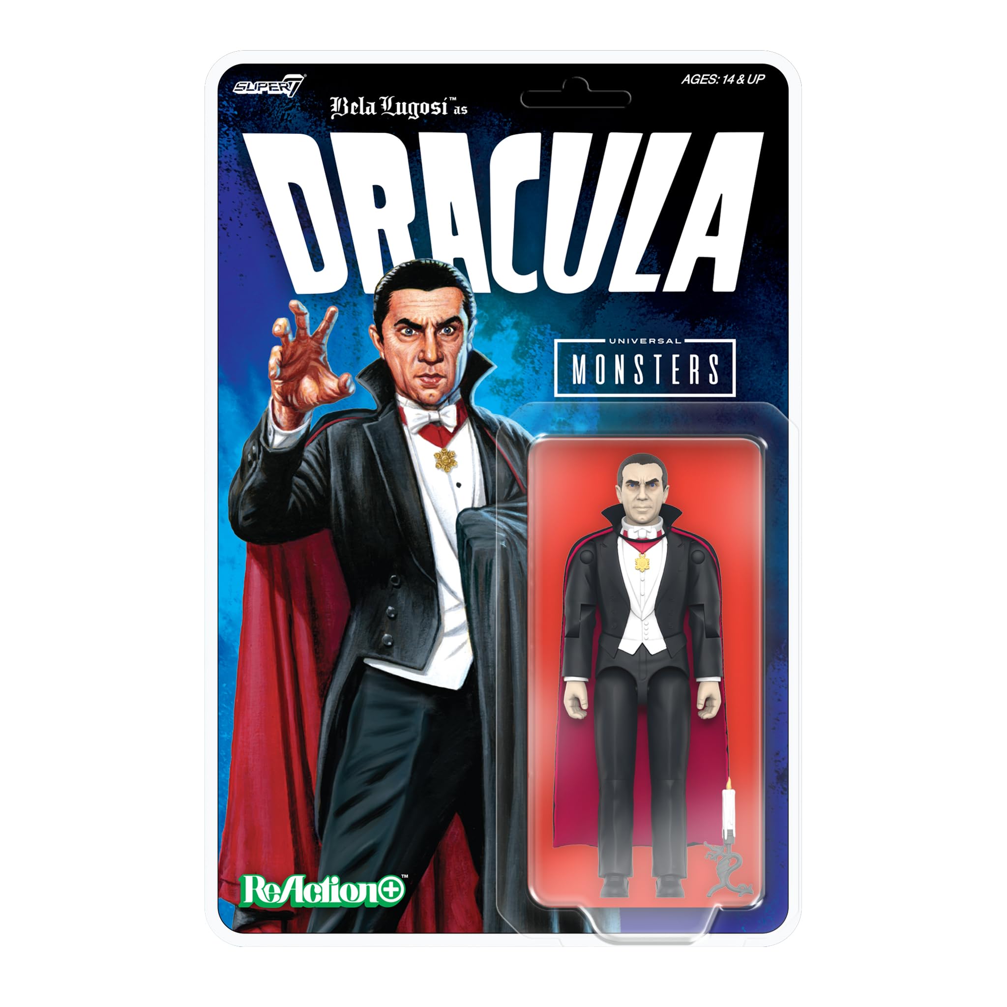 Amazon.com: Super7 Reaction+ Universal Monsters Dracula - 3.75