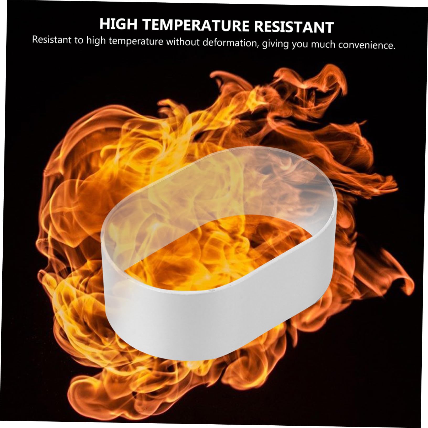 OFFSCH 6Pcs Half Baked Cheese Cake Mold Mousse Ring Baking Molds Home Bakeware for Cakes Biscuits and Pastries