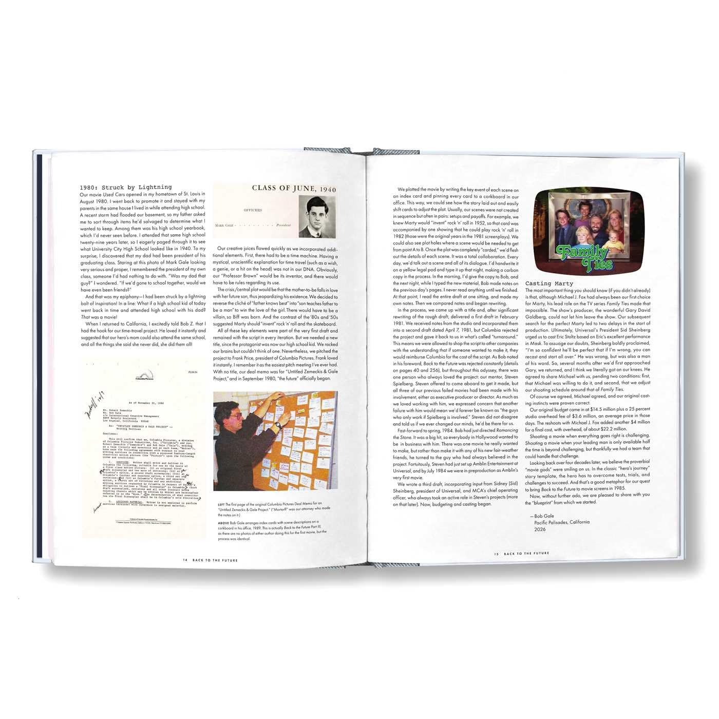 Back to the Future Script Book