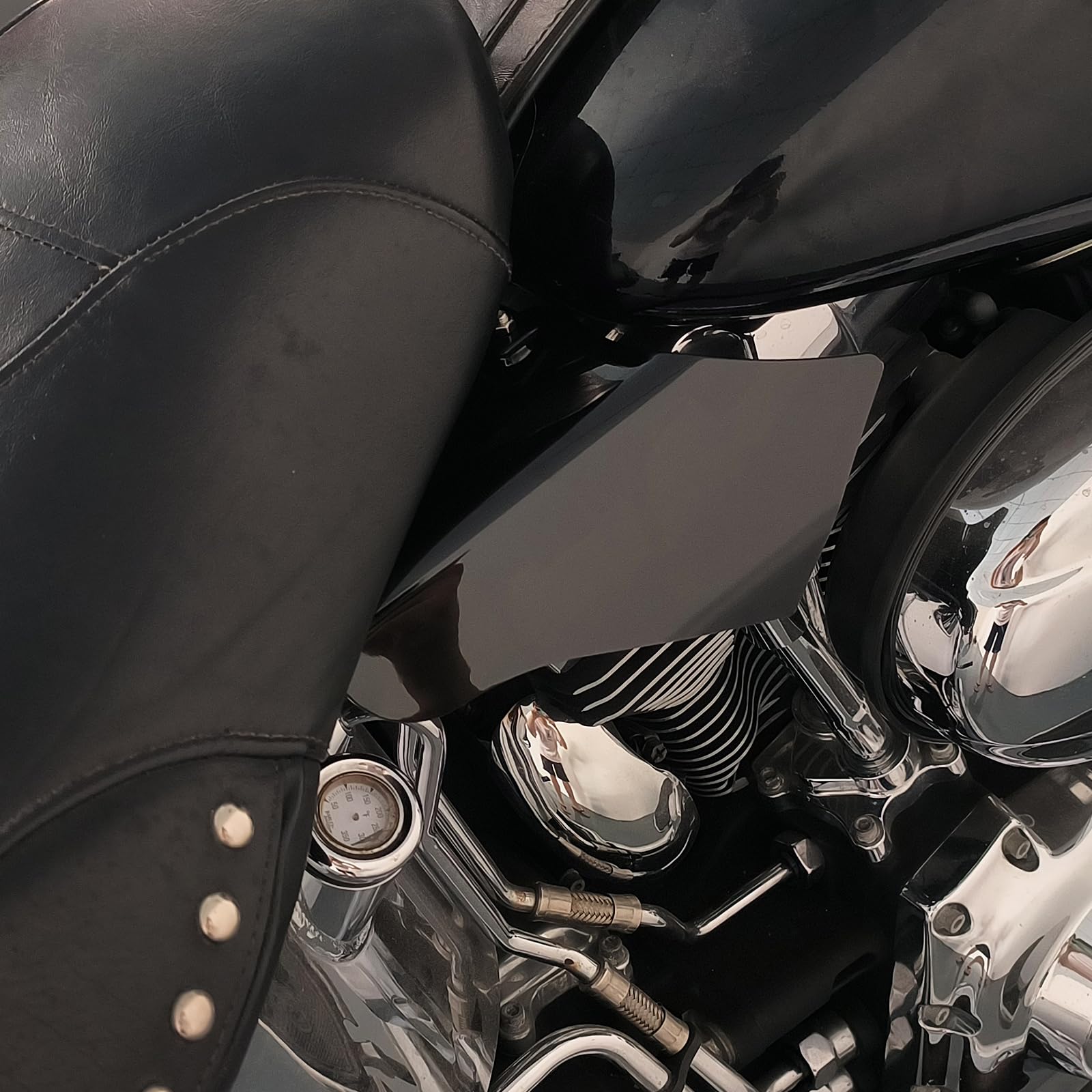 Déflecteur d'air réfléchissant pour moto - Déflecteur de chaleur pour Harley Softail FLS FXS 2000-2017