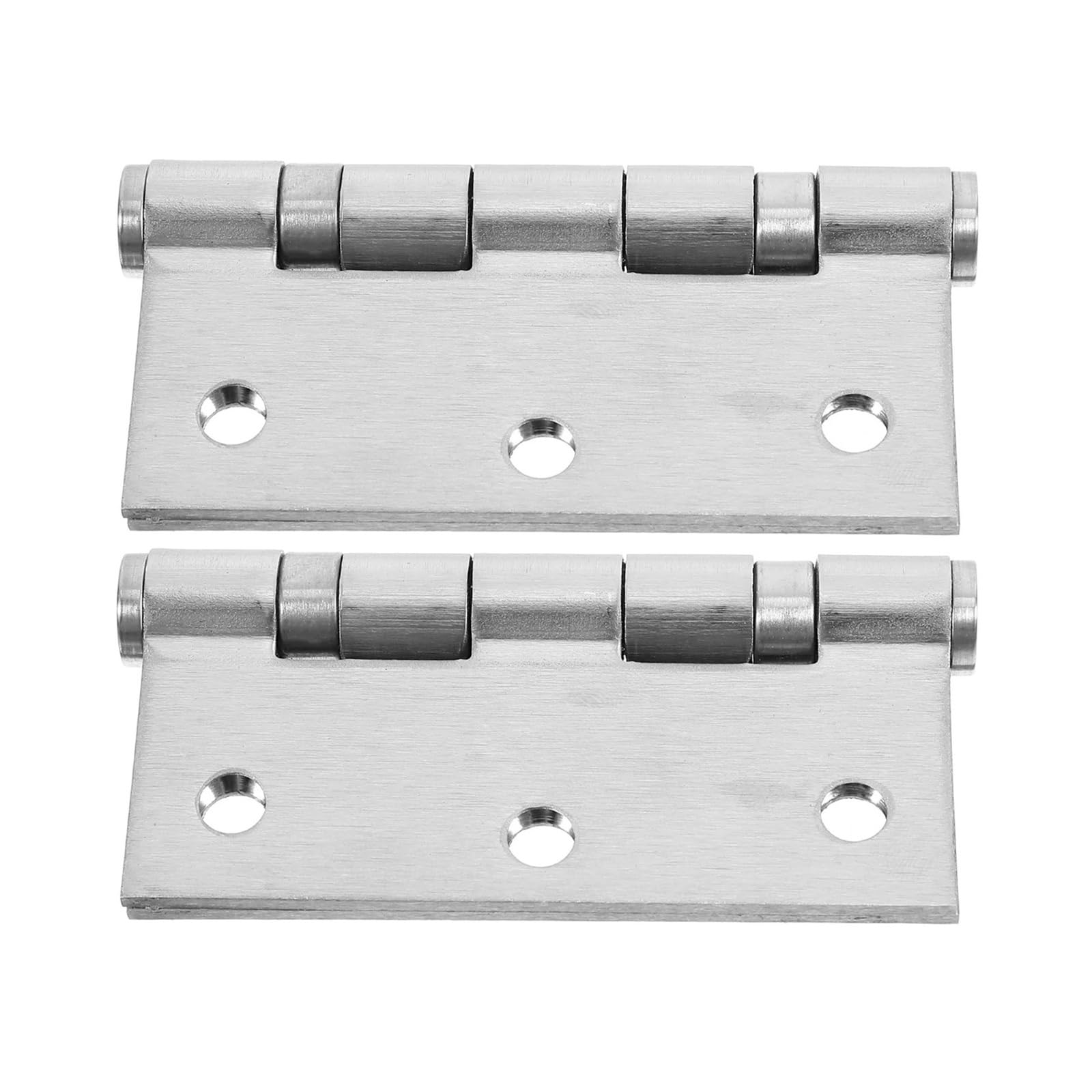 Ujzgbxqvshm One Color Folding Door Hinge,2Pcs Silver Stainless Steel Cabinet Heavy Duty Thickened Hinges