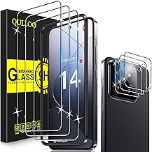 QULLOO Pellicola Vetro Temperato per Xiaomi Mi 14 5G [3 Pezzi] + Pellicola Fotocamera [3 Pezzi], Durezza 9H Anti Graffio Protezione Schermo Vetro Temperato