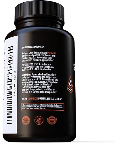 Miniatura 8 de Bloqueador de estrógenos y equilibrio hormonal para hombres y mujeres: suplemento DIM de 300 mg con BioPerine - Extracto de brote de brócoli de