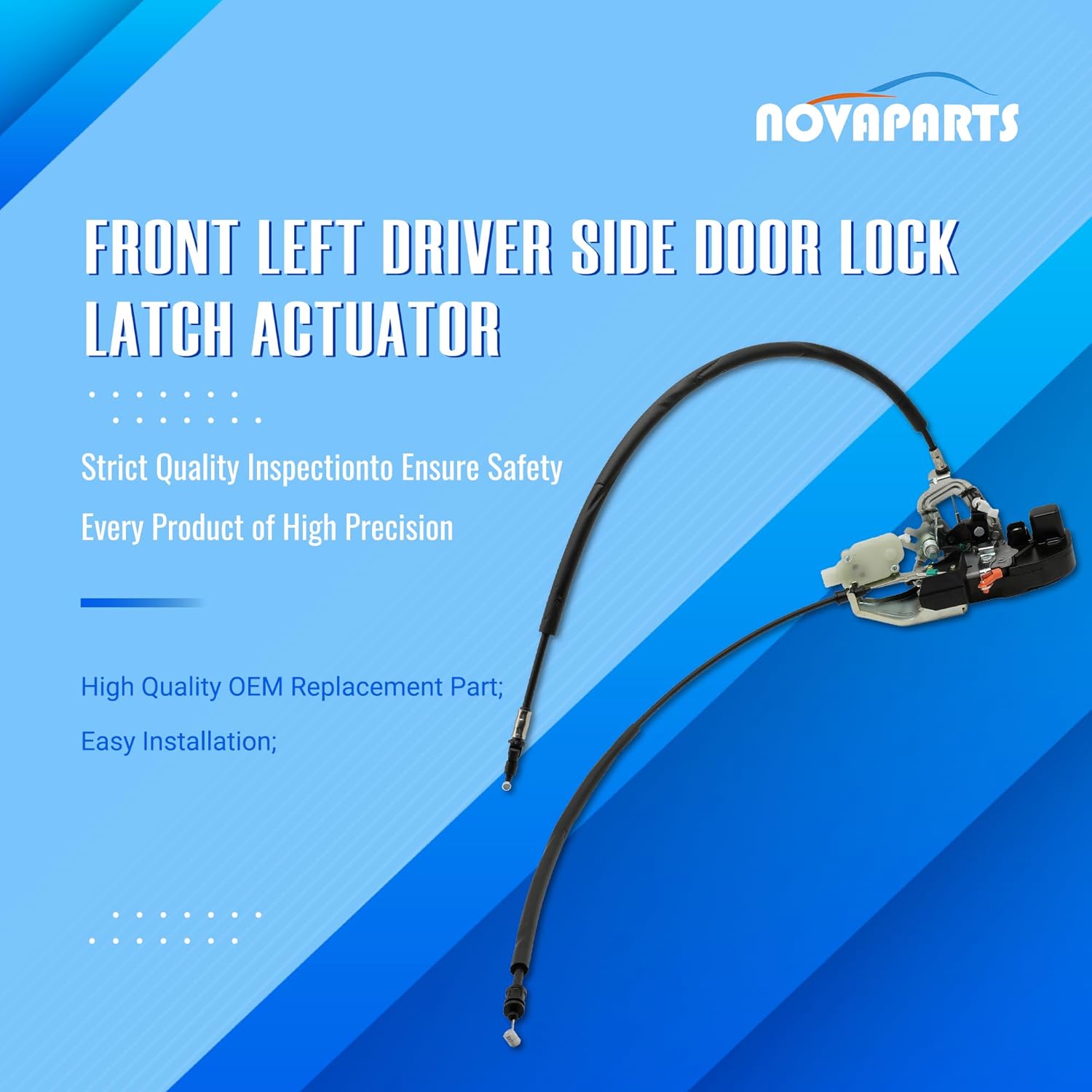 937-984 Front Left Driver Side Door Lock Latch Actuator 68174641AC for 2015-2023 Dodge Challenger 2-Door Replaces # 68174641AD 68174641AE 68174641AF 68174641AG