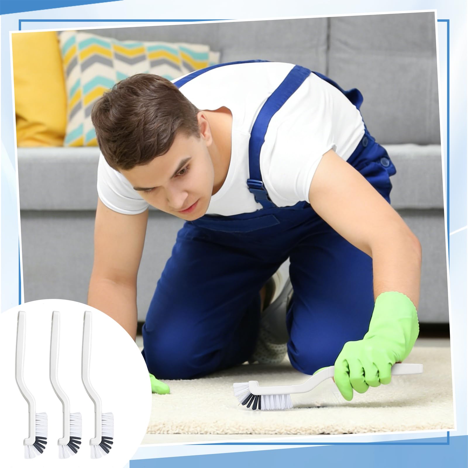150 piezas de cepillo de fregado de cocina paquete grande fregadero baño borde esquina limpieza cepillos vajilla cepillo con cerdas rígidas para el hogar ventana azulejo líneas carril bañera