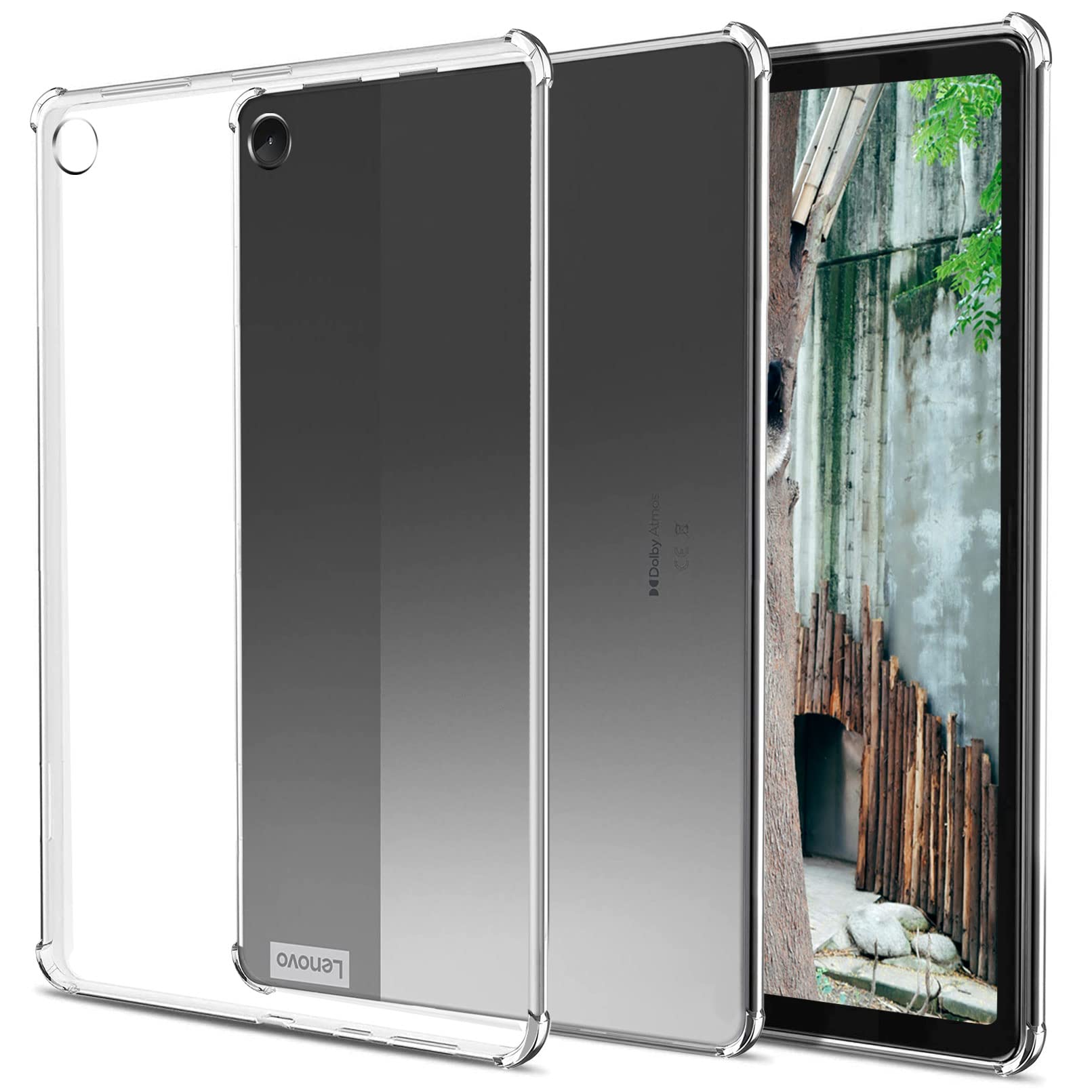 EbestStar Cover Silicone Trasparente Per Lenovo Tab M10 FHD Plus 10.3 – Custodia TPU Antiurto Sottile - 4