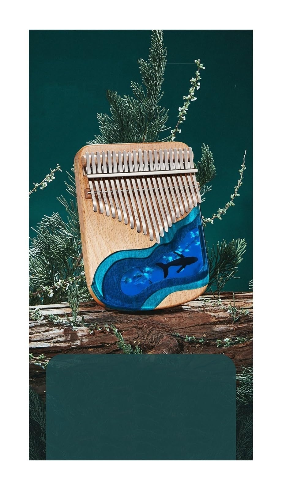 Kalimba Kalimba 17-tonowy dwupalcowy instrument fortepianowy kciukowy dla początkujących kalimba