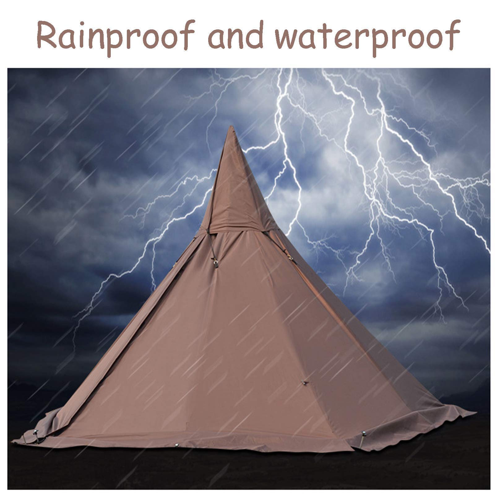Namiot tipi dla dorosłych 1-2 osoby, rodzinny namiot kempingowy, namiot grupowy, namiot piramidowy, namiot dzwonkowy na rodzinne wakacje