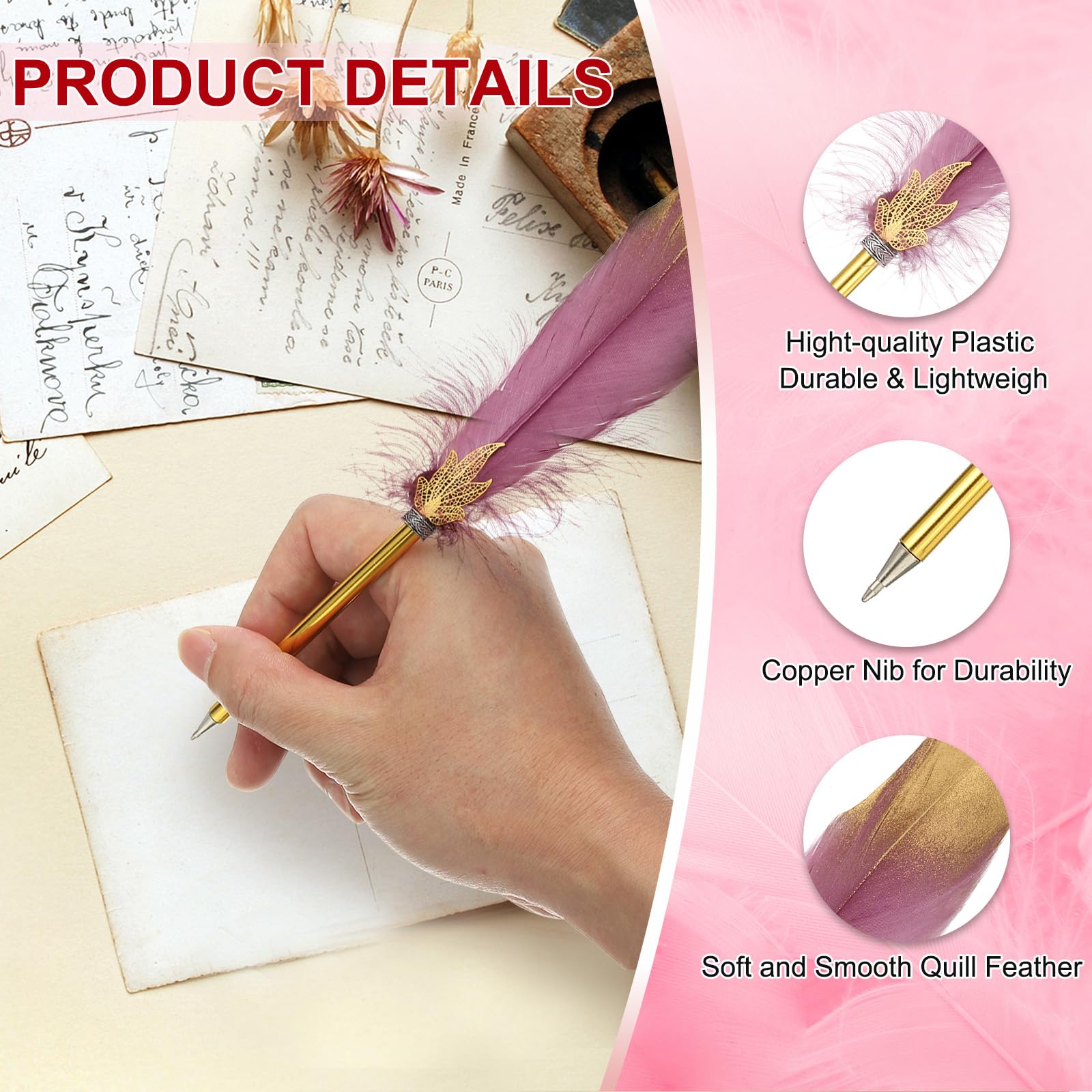 PATIKIL Feather Pen Quill - Image 3