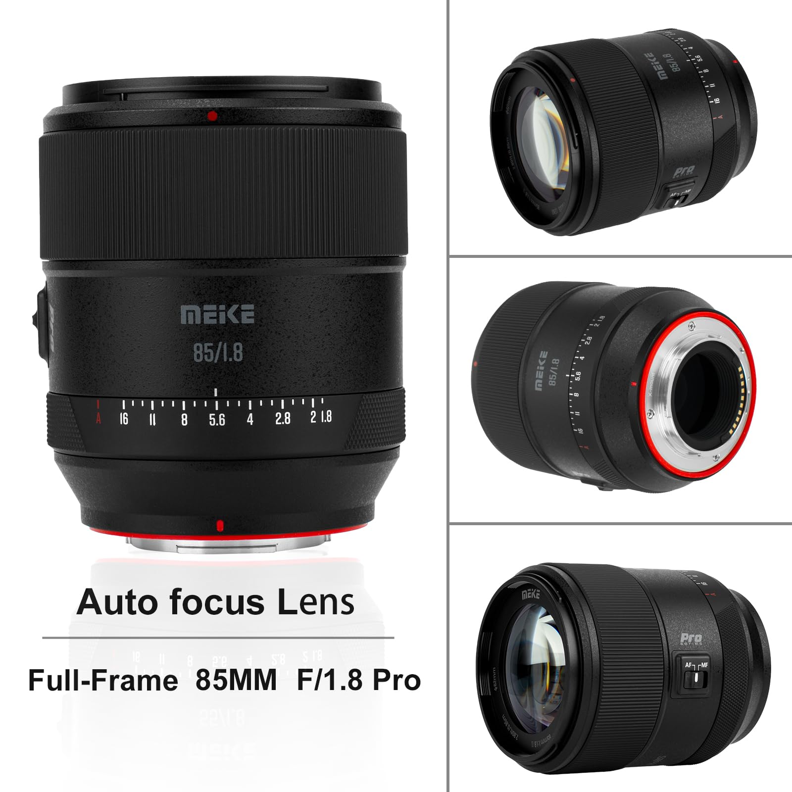Lente Fotografica Meike 85mm f1.8 Pro II 8K Fujifilm X-Mount - Dettaglio