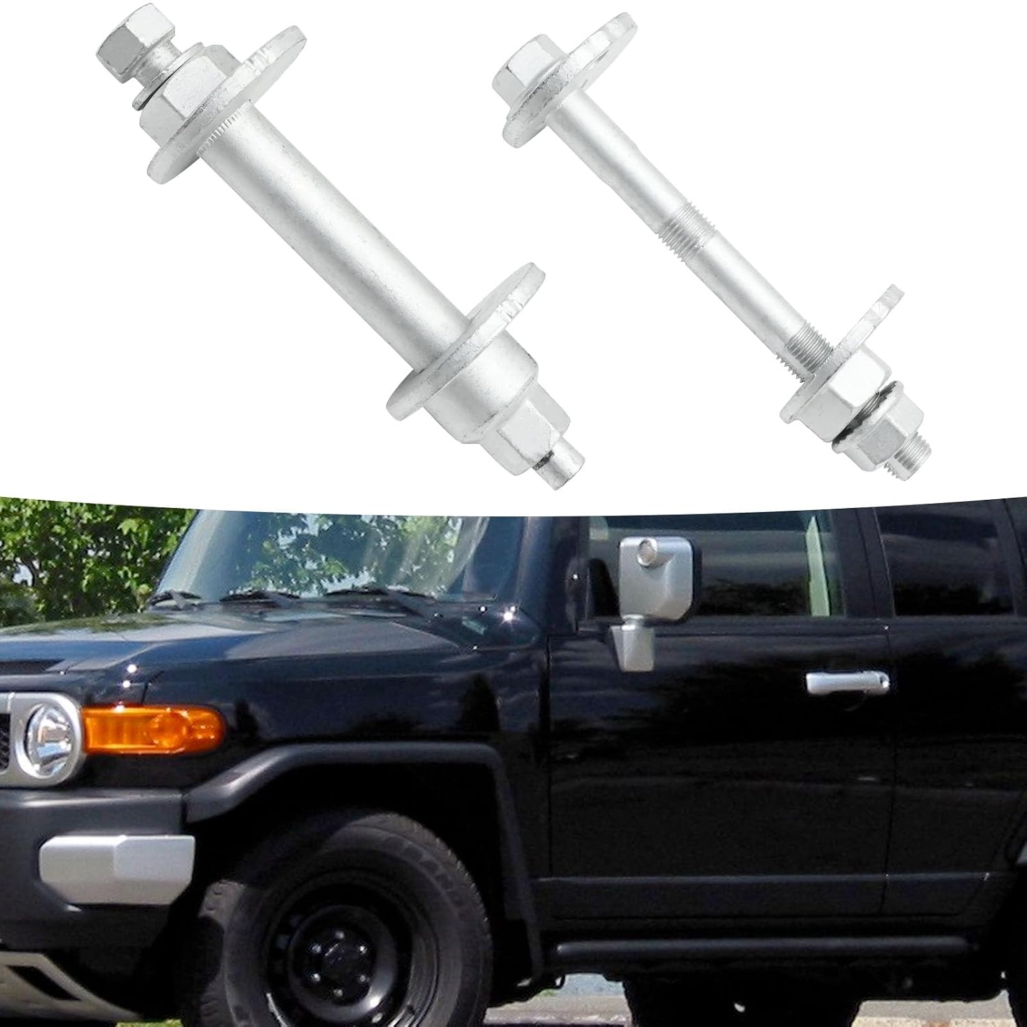 48409-60020 Front Camber Adjustment Bolts Kit, Replacement for Toyota 4Runner 2003-2009 FJ Cruiser 2007-2010, Replacement for Tacoma 2005-2016, Replaces 48190-60020