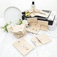 Vista 4 de Heliltd 12pcs bolsa de joyería de microfibra 3.1x3.1 in Bolsas de joyería de microfibra Bolsa de embalaje de joyería de microfibra Bolsas de regalo