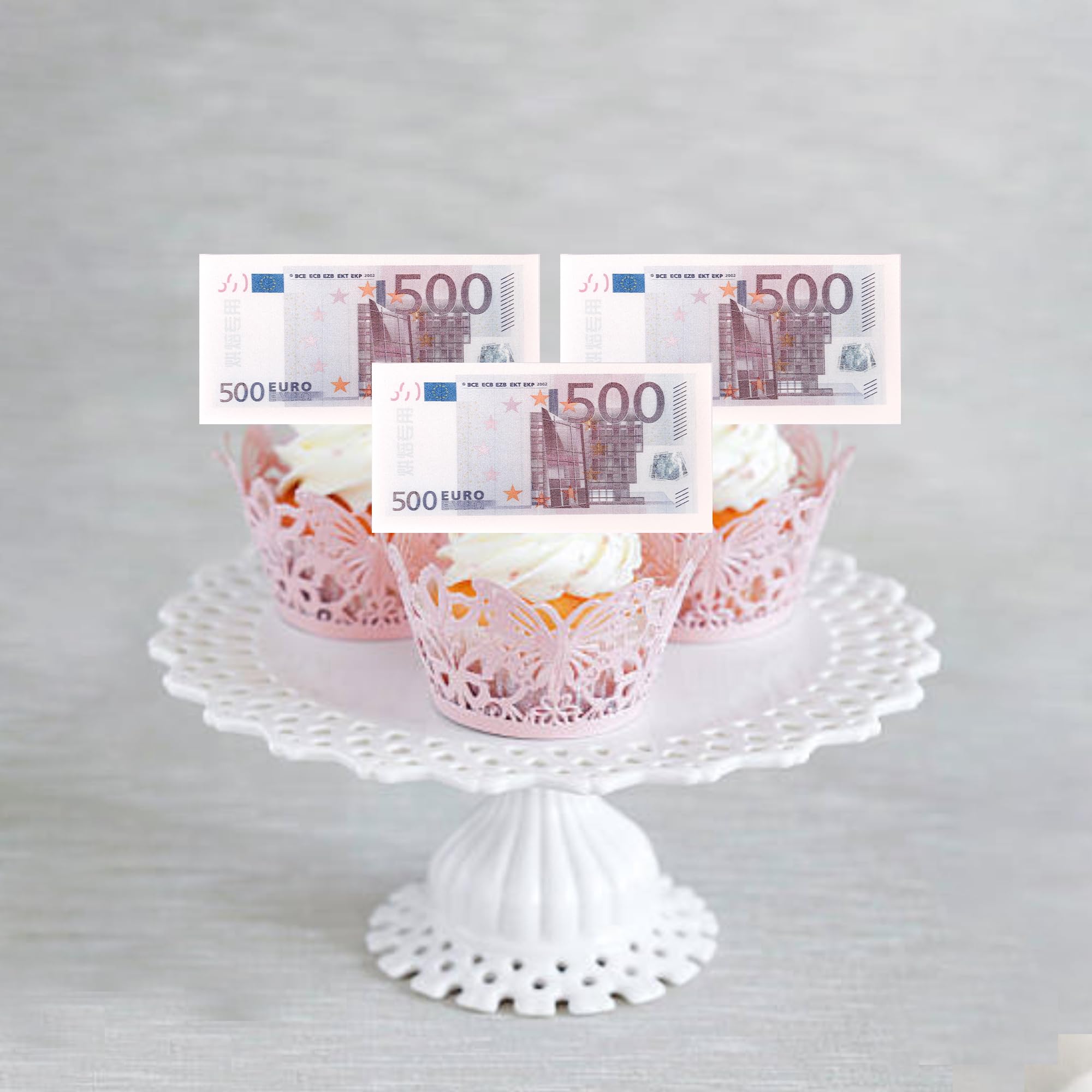 Yisquar Tortenaufsätze Mit Geld-Motiv – 10 Stück, Dollar-Design, Für Kuchen & Cupcakes, Casino-Partys