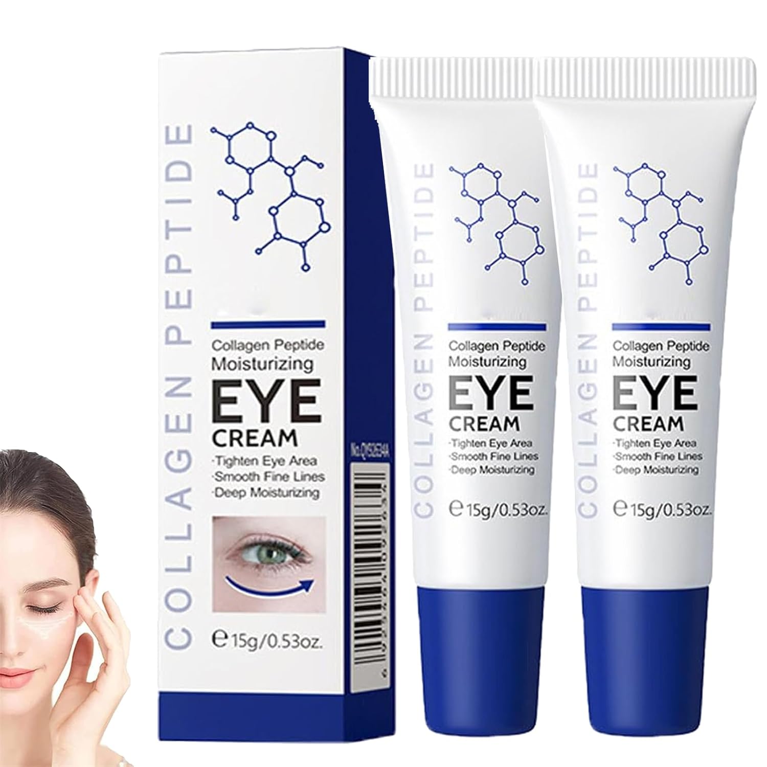 Openvision πππ πππ§π¨π¦ Lifting Eye Gel, Collagen Peptide Moisturizing Eye Cream, Bee Venom Eye Gel, Collagen Peptide Eye Cream, Firming Anti Wrinkle Eye Cream for Dark Circles, Puffiness (2 Pcs) Openvision πππ πππ§π¨π¦ Lifting Eye Gel, Collagen Peptide Moisturizing Eye Cream, Bee Venom Eye Gel, Collagen Peptide Eye Cream, Firming Anti Wrinkle Eye Cream for Dark Circles, Puffiness (2 Pcs)