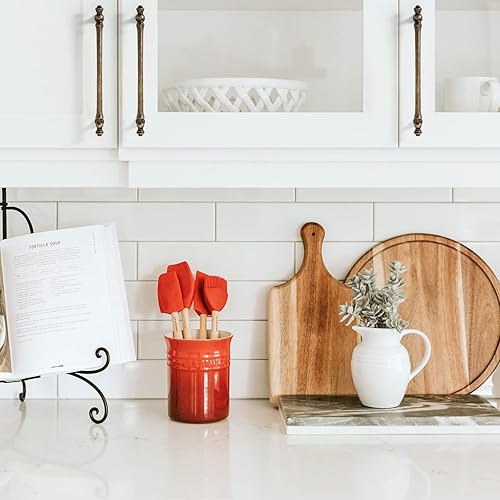 Miniatura 119 de Asidrama Paquete de 6 manijas de gabinete de cocina de latón cepillado de 12.6 pulgadas (12.598 in), tiradores de gabinete, accesorios de gabinete