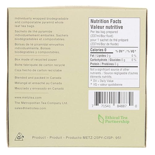 Miniatura 3 de Metz Té Cochin Masala Chai - 25 unidades