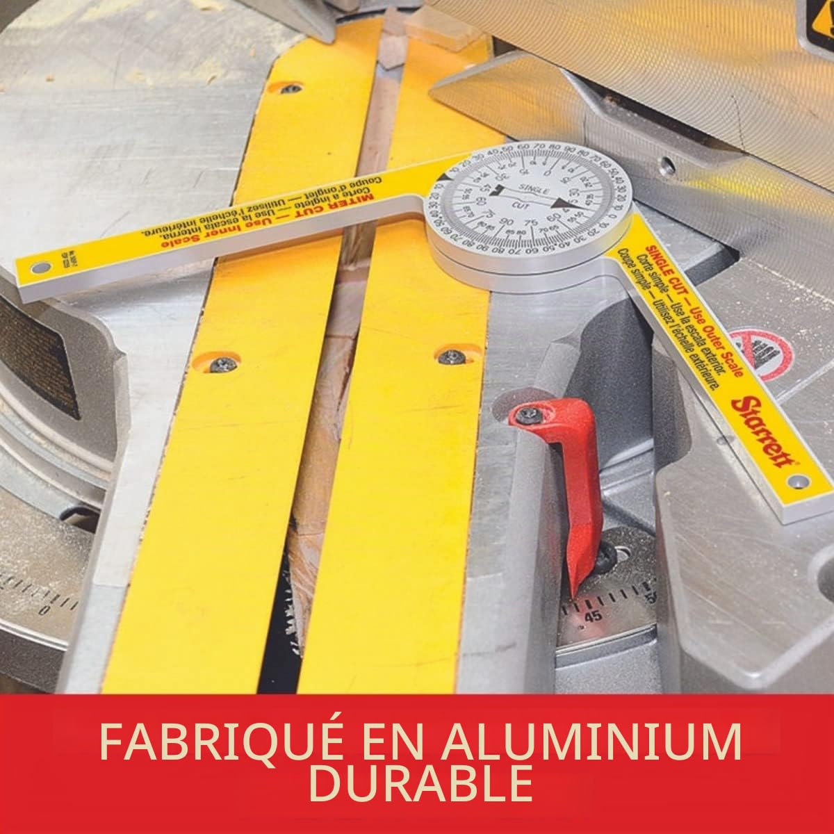 Starrett 505A Pro-Site Rapporteur Aluminium 17,8 cm