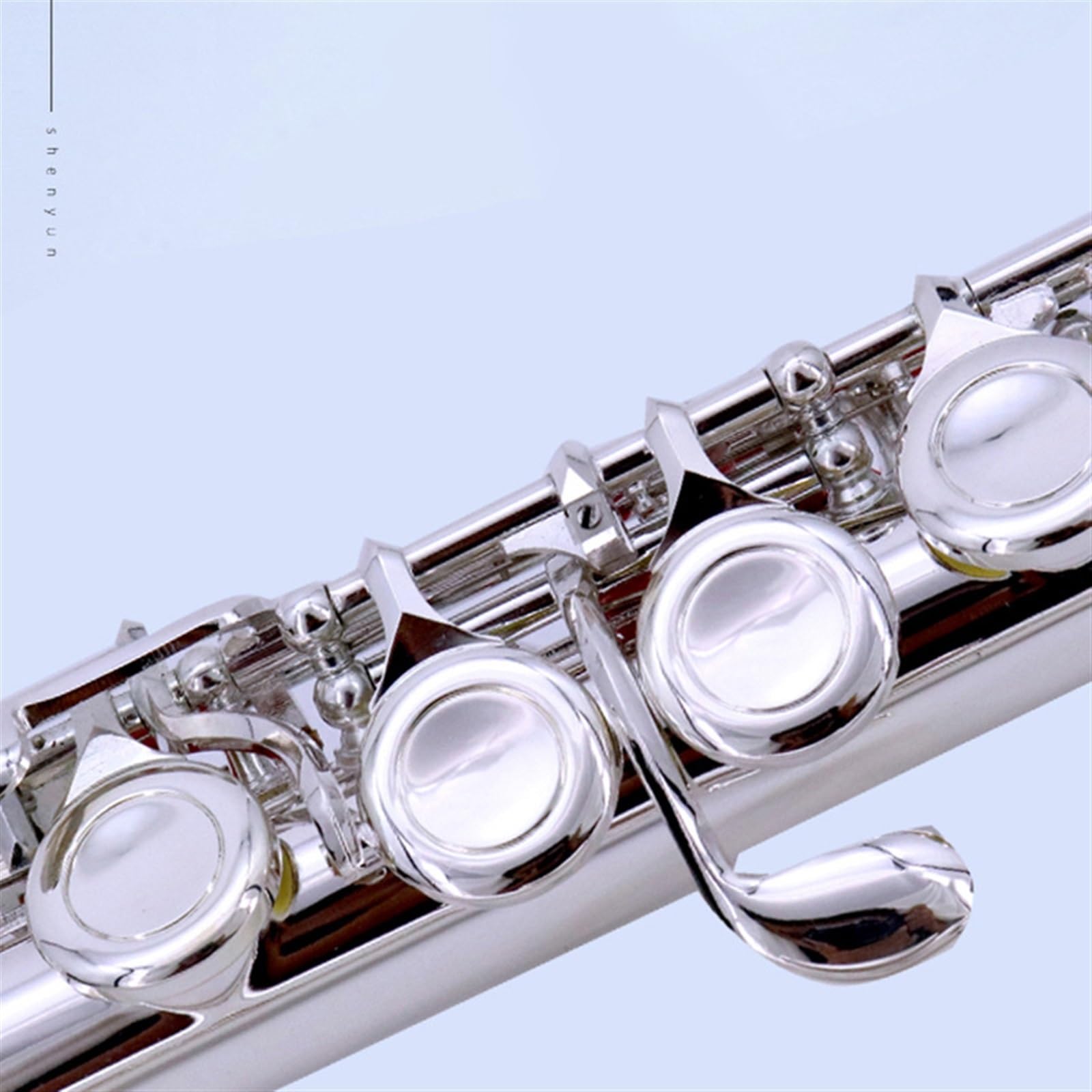 16 Flauto Traverso In Rame Bianco Con Chiave In Do Placcato In Argento A Fori Chiusi Con Chiave In Mi Flauto Diviso Livello Di Prestazioni Professionale Per Principianti