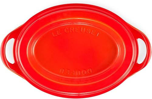 Miniatura 4 de Le Creuset714-Quart de hierro fundido esmaltado Oval Doufeu Horno, Llama