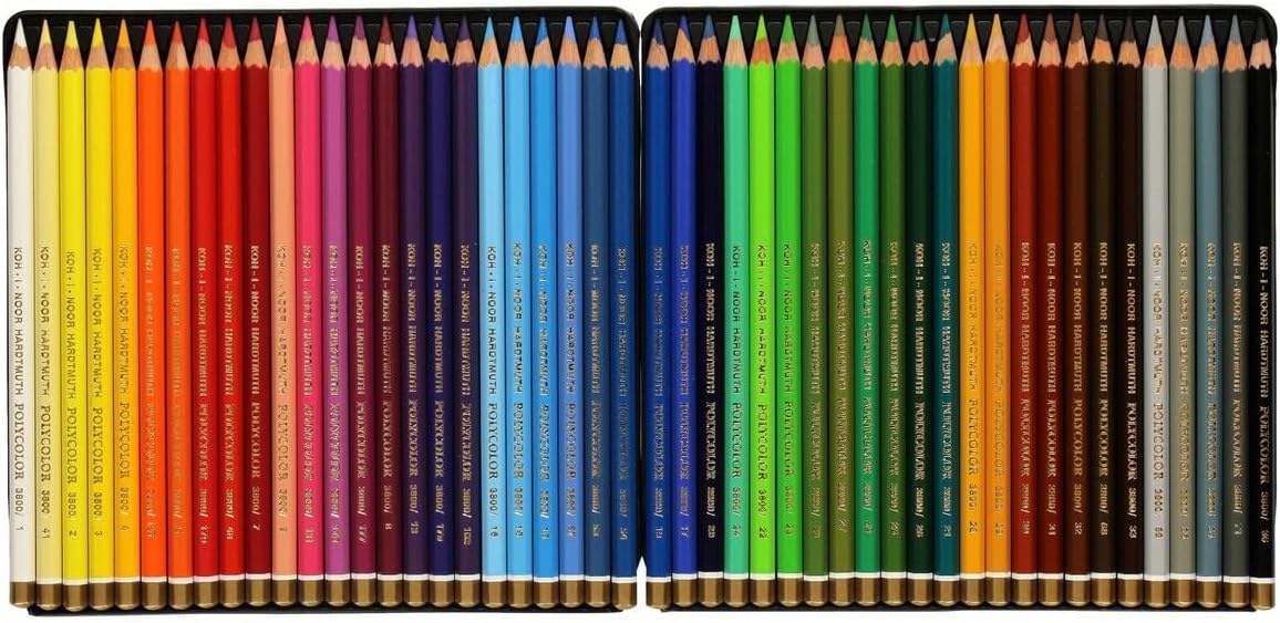 Koh-I-Noor Polycolor Artist's Coloured Pencils (Set of 48)