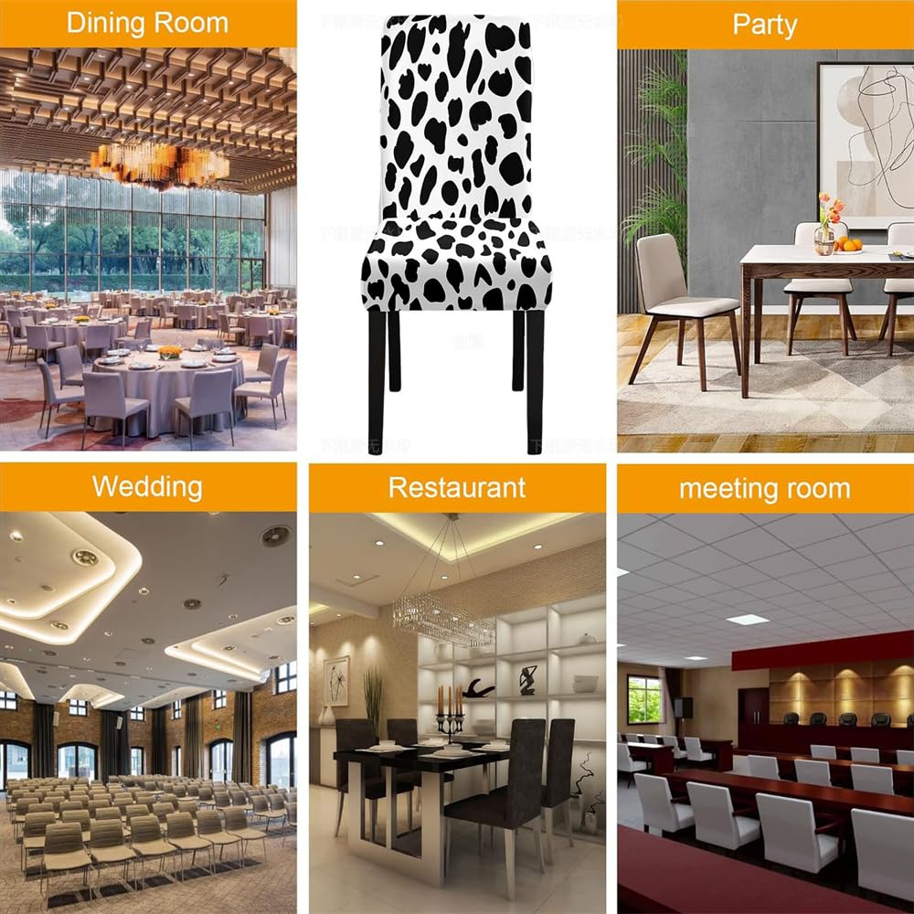 Halloween Stuhlhussen Mit Skelett-Motiv - Dehnbar & Waschbar