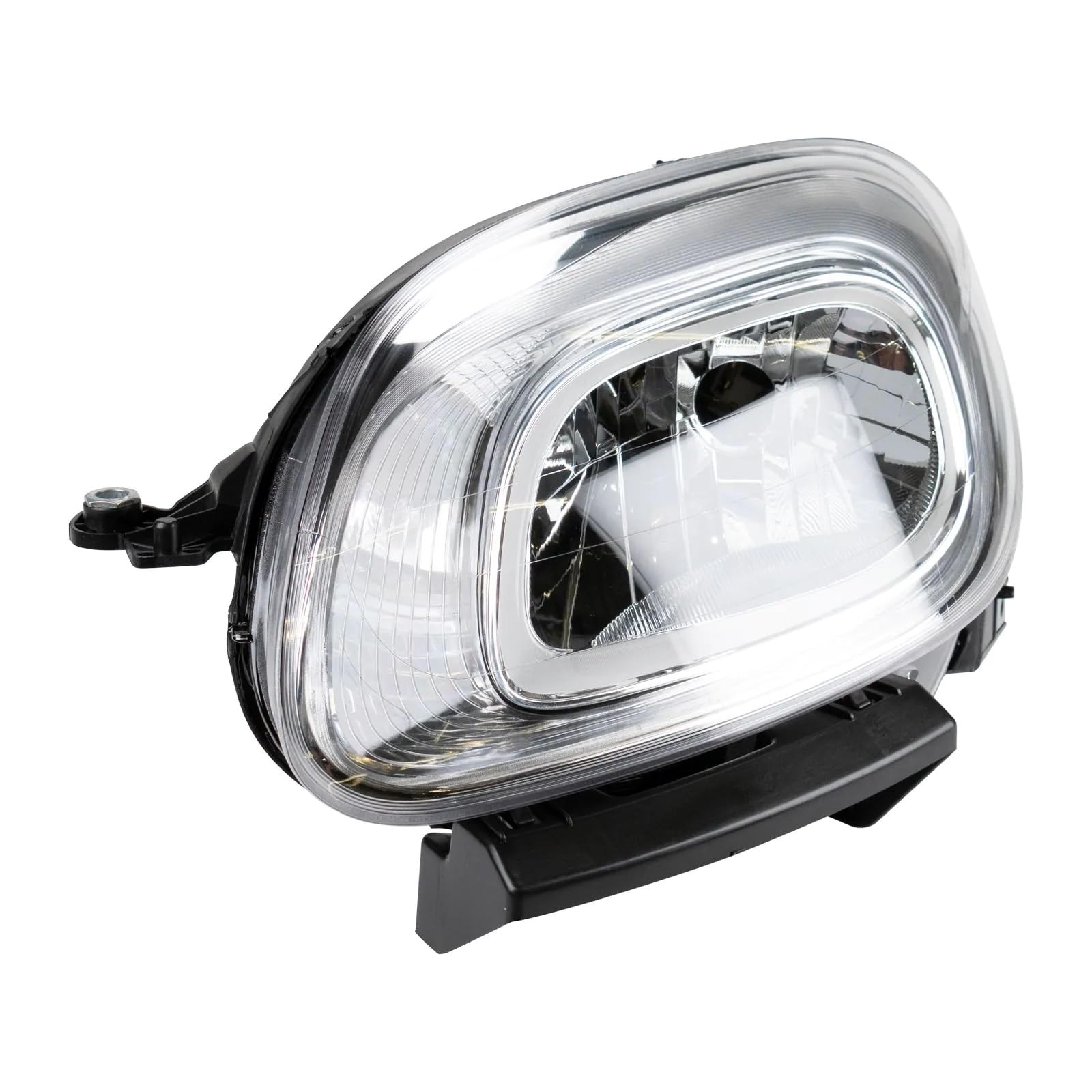 Faro Anteriore Proiettore Sinistro per Fiat Panda 312 dal 2012 | Con Motore Elettrico | Codici OEM 52193555, 51843645 | Compatibile con Panda 3 Serie