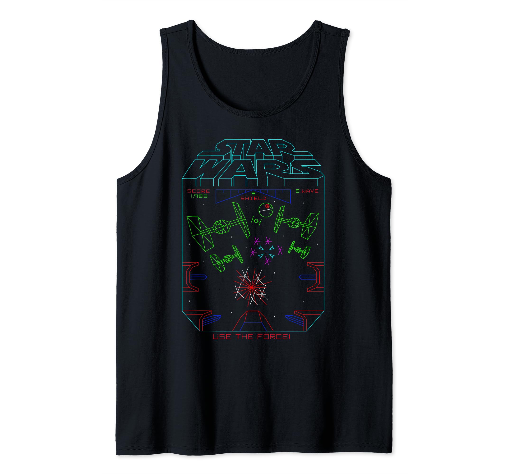 Débardeur Star Wars Use The Force style néon idéal pour l'été