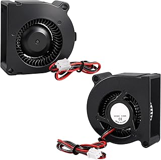 2 Pcs DC 24V 5020 Blower Fan Axial Cooling Fans, Compatible with Anycubic Kobra 3 Combo/Kobra 2 Neo/Kobra 2 Pro/Kobra 2 Plus/Kobra 2 Max/Kobra 2 3D Printer, Helps Prevent Overheat…