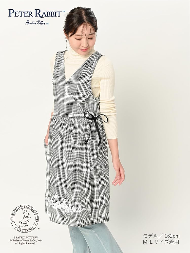 ピーターラビット プリント ロングワンピース ピーターラビット