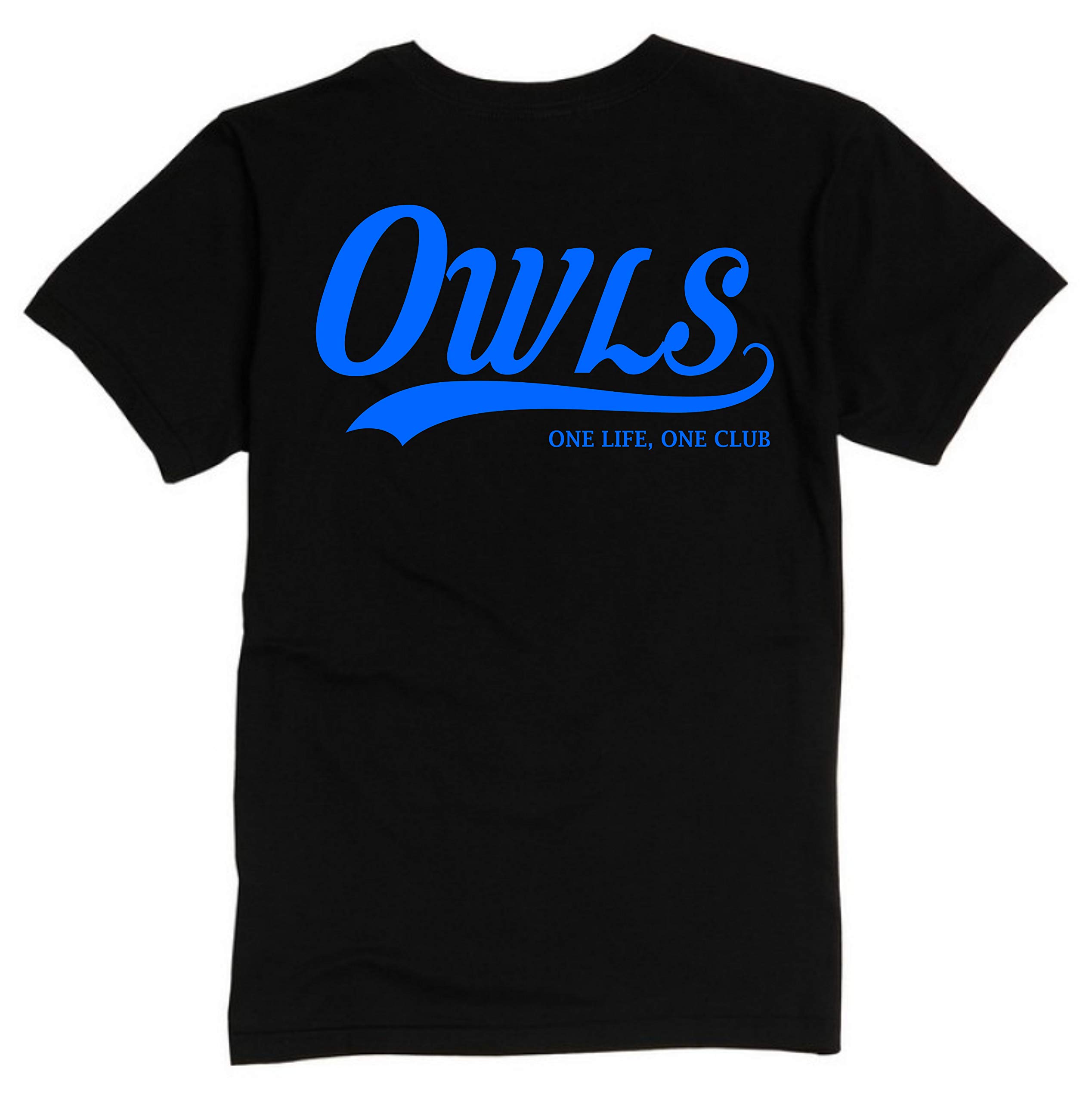 All About The Print Owls One Life, One Club. Premium T Shirt Gift XX-Large Black