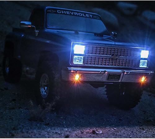 Miniatura 5 de Axial Camión RC 1/10 SCX10 III Pro-Line 1982 Chevy K10 4WD Rock Crawler cepillado RTR (batería y cargador no incluidos), AXI03029, azul