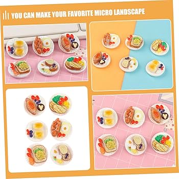 ミニチュアフード パーティーフードセット Amazon.co.jp: Hiawbon 21個 ミニハウス ミニチュア冷蔵庫 ミニ