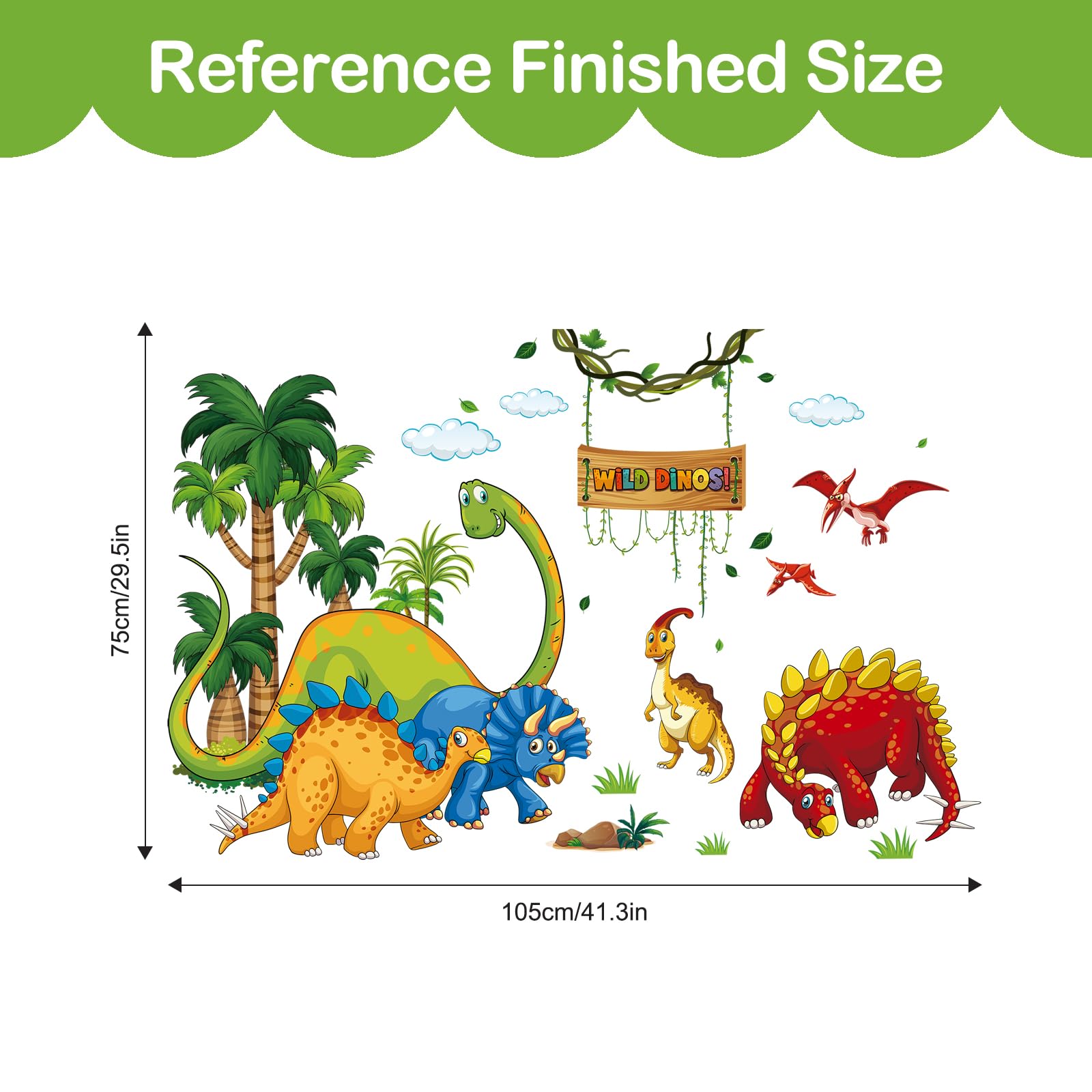 Dinosaurus Muurstickers - Walltastic