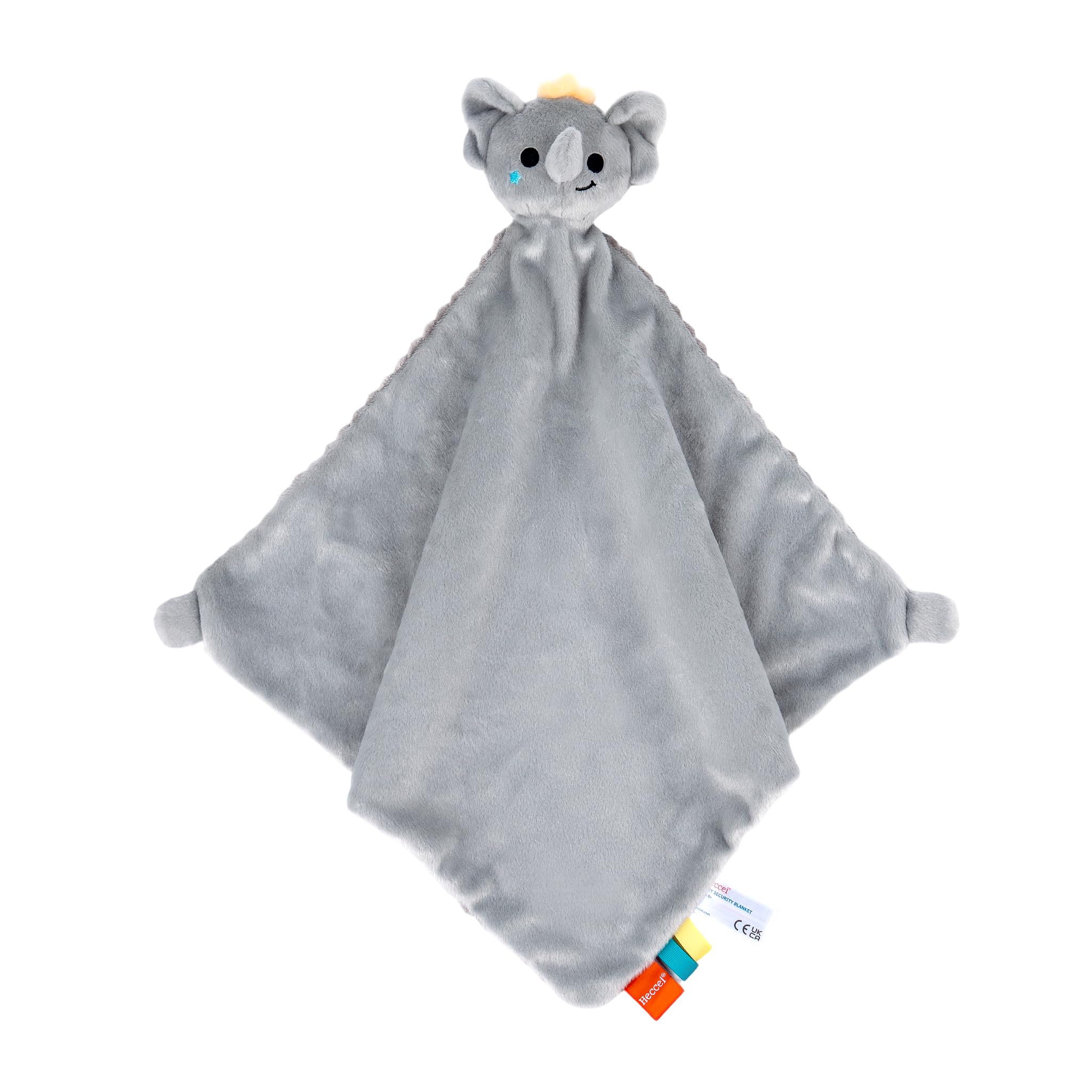 HECCEI Schnuffeltuch Baby, Weiches Schmusetuch & Plüschtier für Neugeborene ab 0 Monaten+, Waschbares Kuscheltuch für Jungen und Mädchen Geschenk zur Geburt