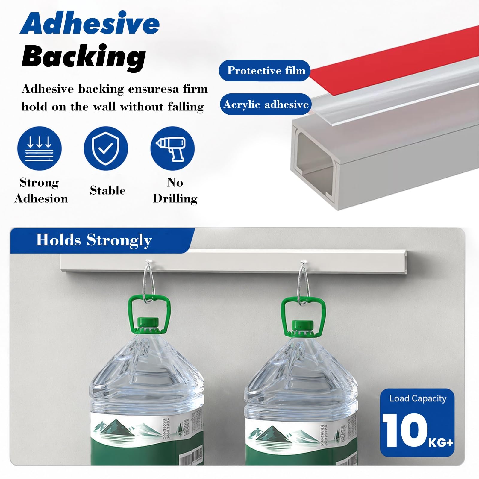 Spegnifili Parete E Pavimento, Kit Canalina Cavi Flessibile Bianco | Stacca E Incolla Gestione Cavi, Organizer Cavi Elettrodomestici Cucina Parete Soggiorno(40x20mm,6 kit)