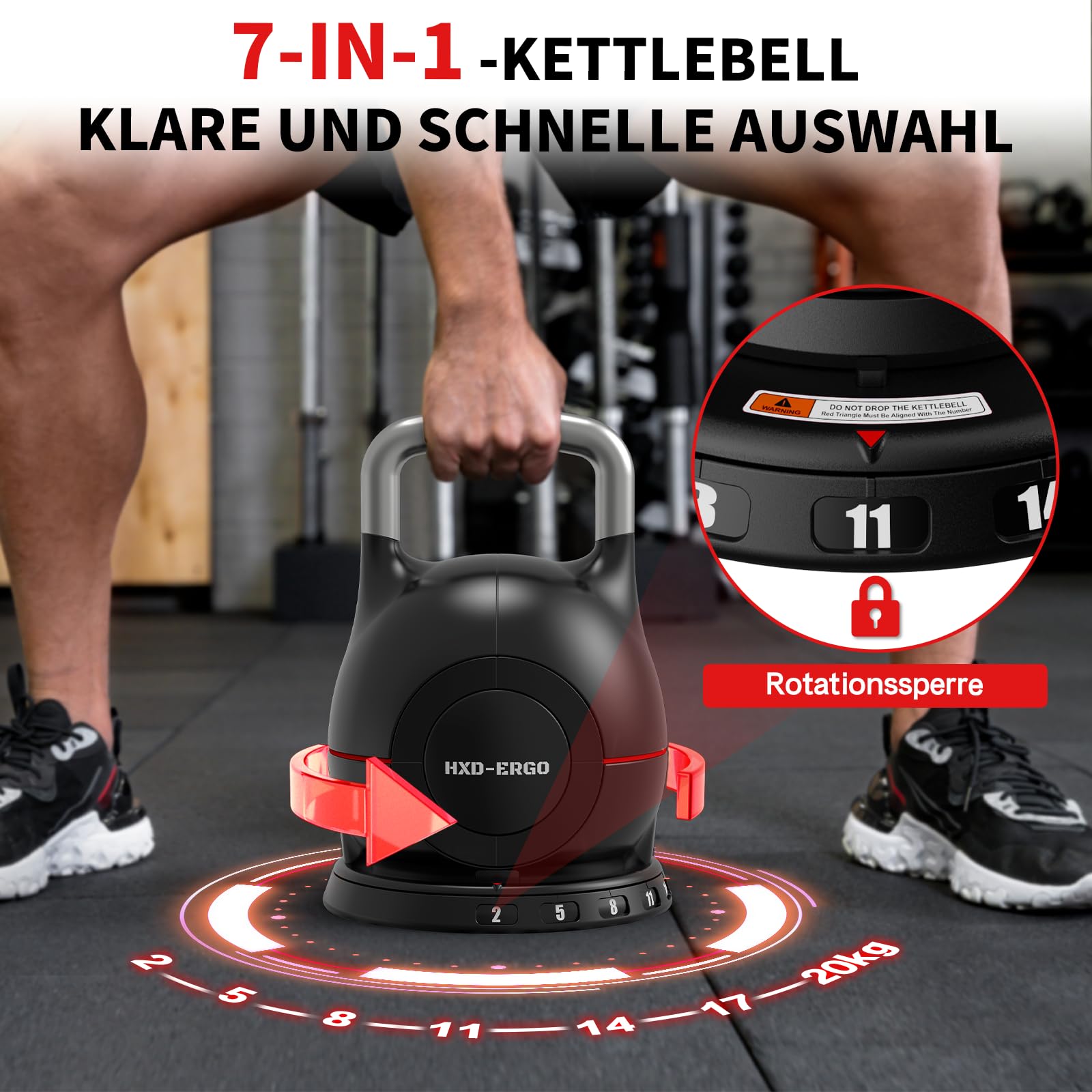 Kettlebell Handle - Verstelbare Kettlebell Handgreep - Fitness Seller