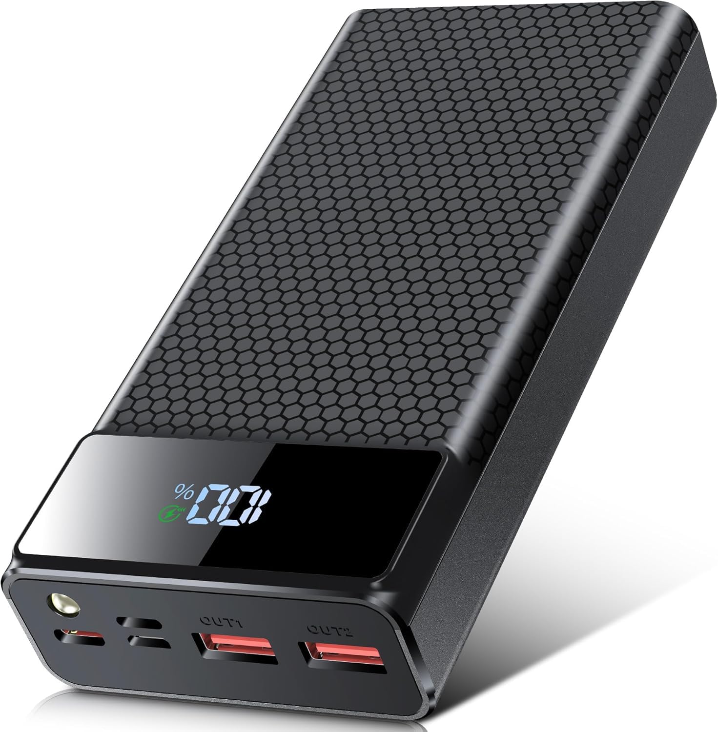 56800mAh Power Bank Phone Charger, Fast Charging 22.5W & PD 20W USB-C Input/Output, 5 Charging ports, Digital Display&Torch, Compatible for iPhone,Samsung,Tablet